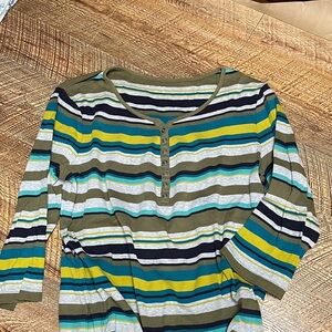 Striped Multicolor Women's Top